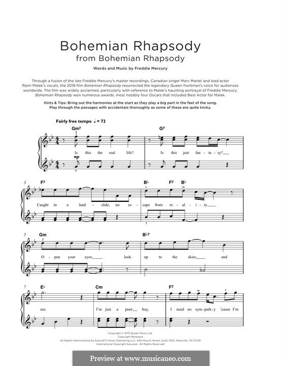 Instrumental version: Facil para o piano by Freddie Mercury