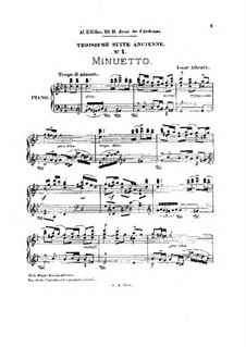 Ancient Suite No.3: set completo by Isaac Albéniz