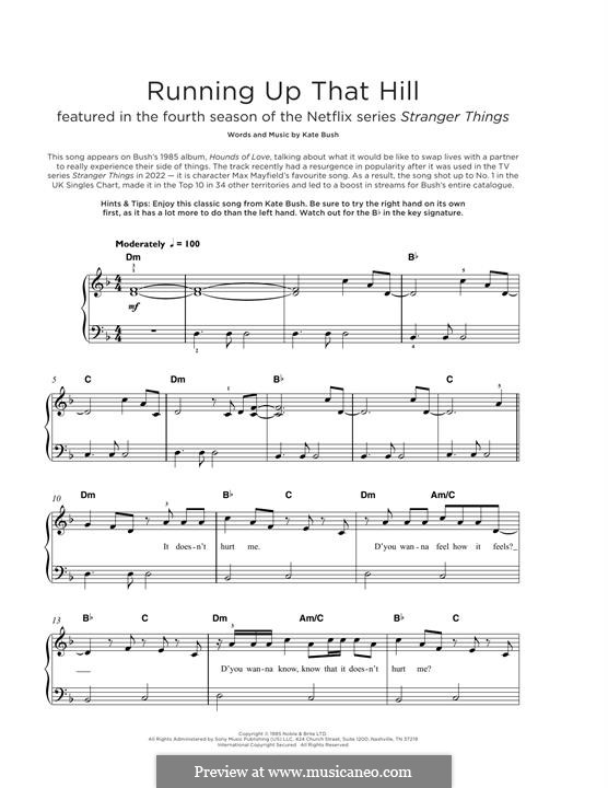 Running Up That Hill: Para Piano by Kate Bush