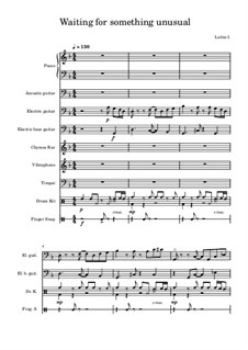 Waiting for something unusual: partitura completa by Ivan Lubin