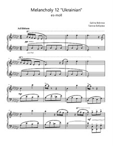 Melancholies: Melancholy 12 'Ukrainian' by Galina Bobrova