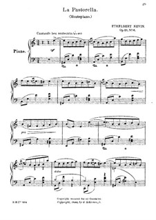 May in Tuscany, Op.21: No.6 La Pastorella (Montepiano) by Ethelbert Woodbridge Nevin
