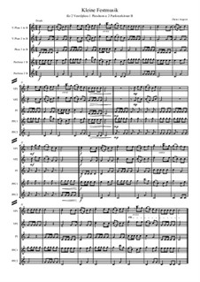Kleine Festmusik f.V.Pleß u. Pfc Hörner: Kleine Festmusik f.V.Pleß u. Pfc Hörner by Dieter Angerer