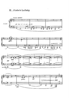 No.2 Jimbo's Lullaby: Para Piano by Claude Debussy