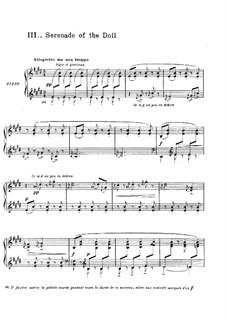 No.3 Serenade of the Doll: Para Piano by Claude Debussy
