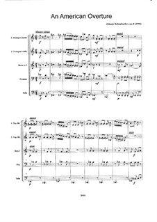 An American Overture for Brass-Quintet – Score and Parts, Op.8: An American Overture for Brass-Quintet – Score and Parts by Johann Teibenbacher