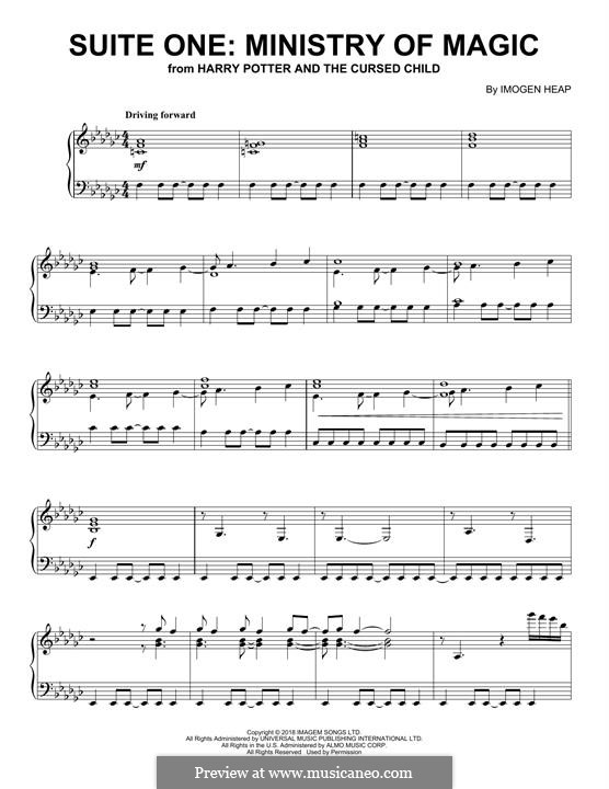 Suite One: Ministry of Magic (from Harry Potter And The Cursed Child): Suite One: Ministry of Magic (from Harry Potter And The Cursed Child) by Imogen Heap