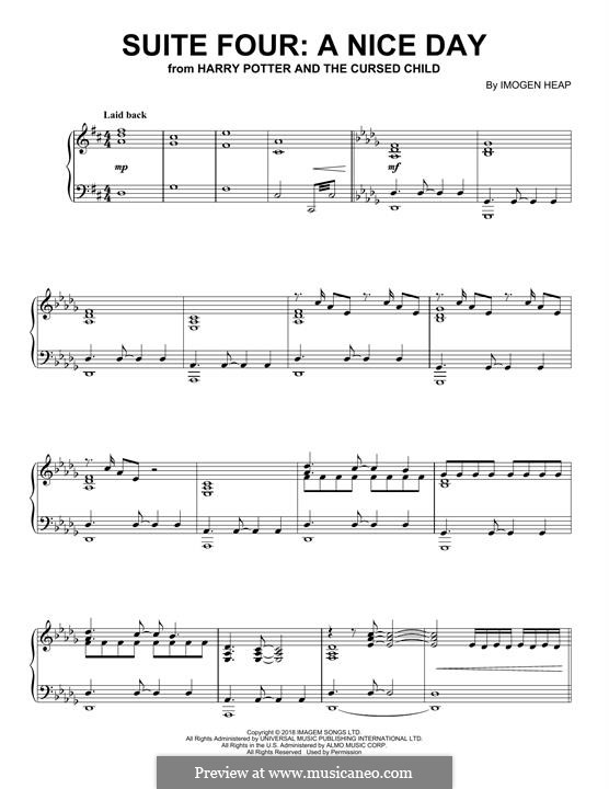 Suite Four: A Nice Day (from Harry Potter And The Cursed Child): Suite Four: A Nice Day (from Harry Potter And The Cursed Child) by Imogen Heap