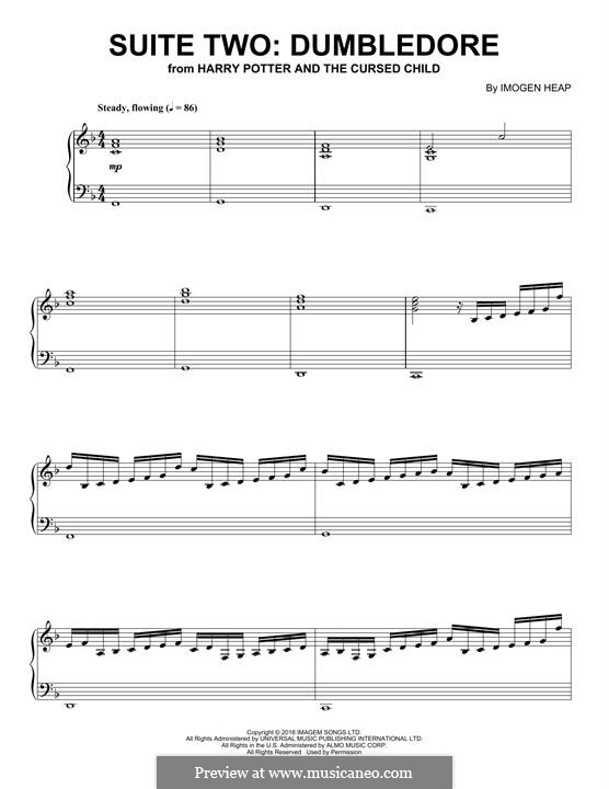 Suite Two: Dumbledore (from Harry Potter And The Cursed Child): Suite Two: Dumbledore (from Harry Potter And The Cursed Child) by Imogen Heap