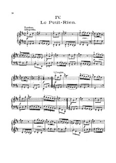 Suite for Piano: Movement IV Le petit-rien by Eugen d'Albert