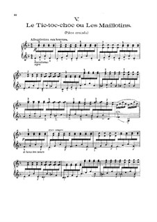 Suite for Piano: Movement V Le tic-toc-choc by Eugen d'Albert