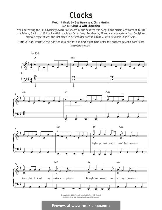 Piano version: para um único musico (Editado por H. Bulow) by Chris Martin, Guy Berryman, Jonny Buckland, Will Champion