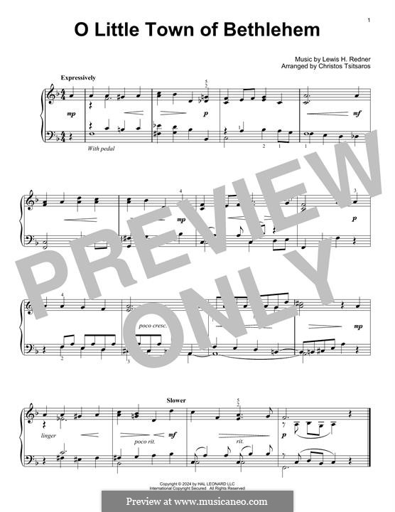 Piano version: para um único musico (Editado por H. Bulow) by Lewis Henry Redner