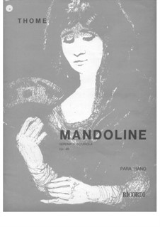 Mandoline. Serenata Española, Op.65: Mandoline. Serenata Española by Francis Thomé