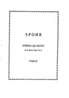 Two String Quartets, Op.4: quarteto No 2 by Louis Spohr