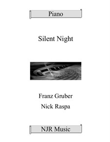 Piano version: Intermediate piano by Franz Xaver Gruber