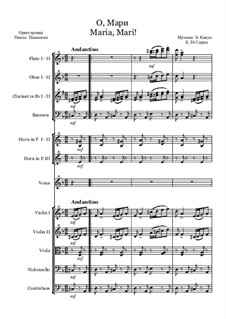 Maria, Mari: partitura completa by Eduardo di Capua