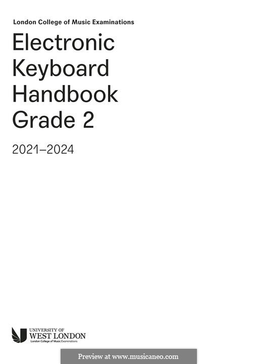 LCME Electronic Keyboard Handbook 2021 Grade 2: LCME Electronic Keyboard Handbook 2021 Grade 2 by Unknown (works before 1850)