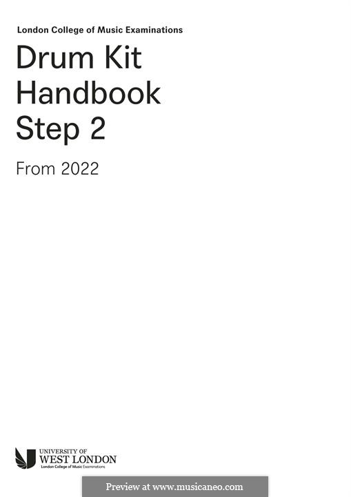 LCME Drum Kit Handbook 2022: Step 2: LCME Drum Kit Handbook 2022: Step 2 by Unknown (works before 1850)