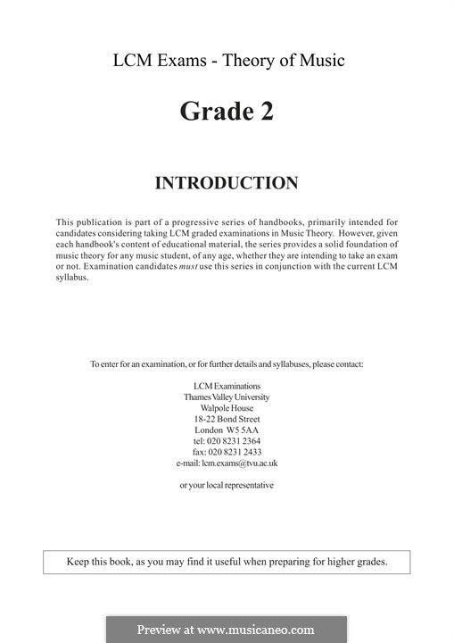 LCME Theory Handbook Grade 2: LCME Theory Handbook Grade 2 by Martyn Williams, Barry Draycott