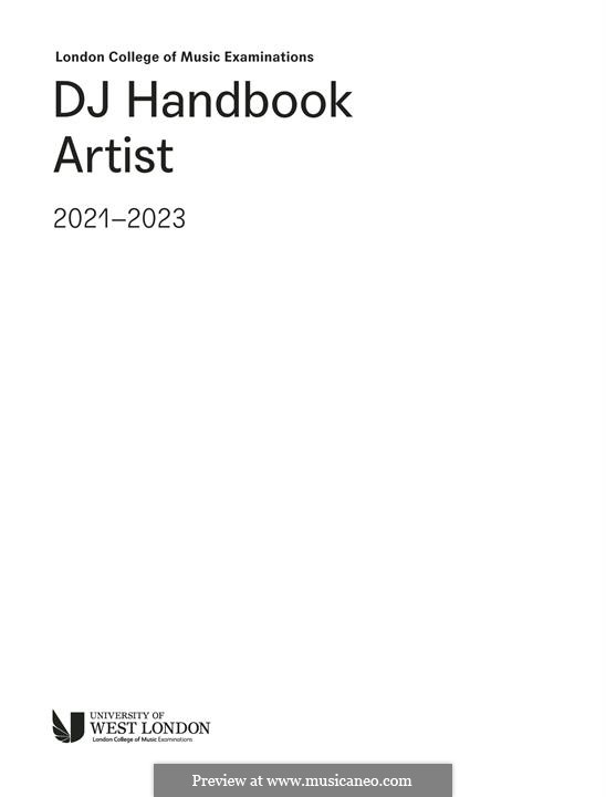 LCME DJ Handbook Debut 2021: LCME DJ Handbook Debut 2021 by Unknown (works before 1850)