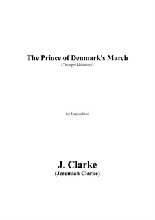 Prince of Denmark's March (Trumpet Voluntary): para cravo by Jeremiah Clarke