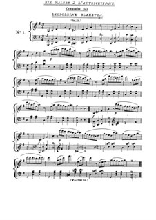Waltz No.1, Op.35: Valsa No.1 by Leopoldine Blahetka