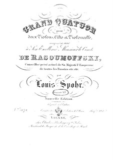 String Quartet No.6 in G Minor, Op.27: String Quartet No.6 in G Minor by Louis Spohr