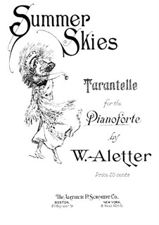 Tarantella in A Minor, Op.151 No.2: Tarantella in A Minor by Alphonse Tellier
