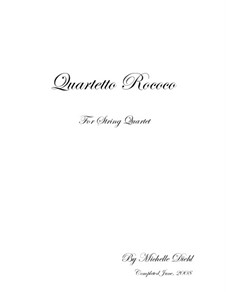 Quartetto Rococo: Quartetto Rococo by Michelle Diehl