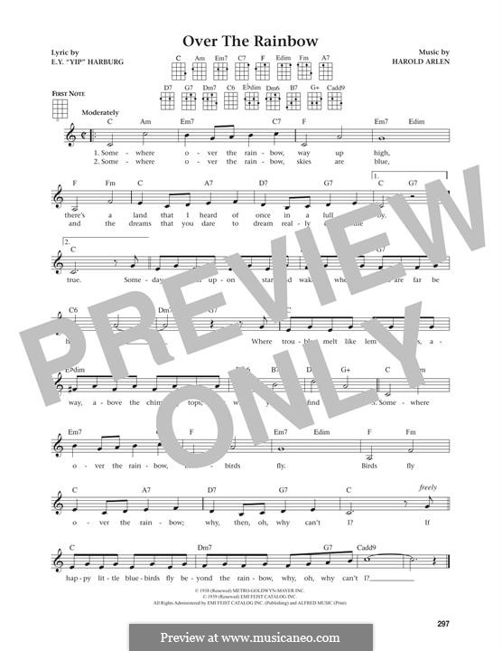 Instrumental version: para ukulele by Harold Arlen