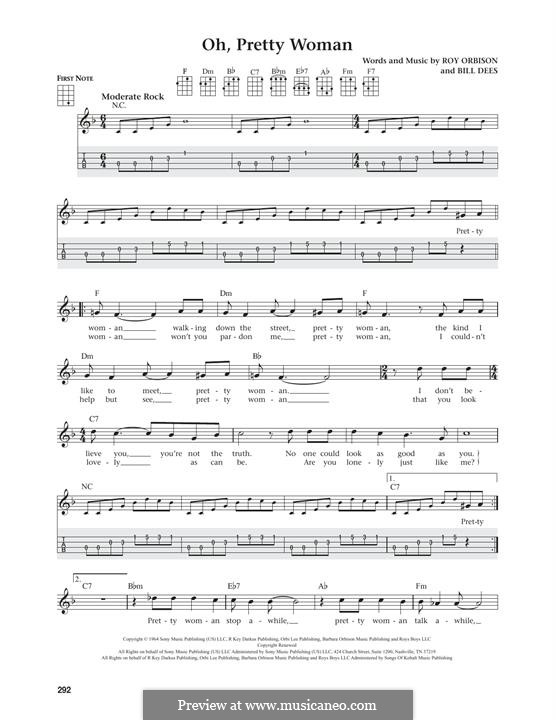 Oh, Pretty Woman: para ukulele by Bill Dees, Roy Orbison