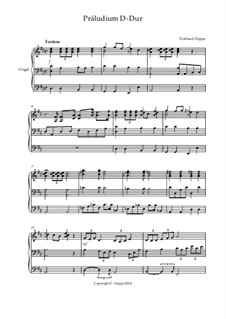 24 leichte Präludien für Orgel: Präludium D-Dur by Eckhard Deppe