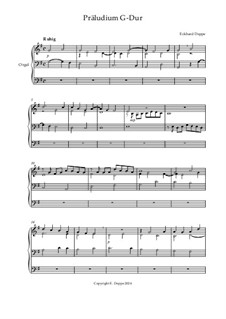 24 leichte Präludien für Orgel: Präludium G-Dur by Eckhard Deppe