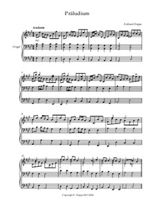 24 leichte Präludien für Orgel: Präludium fis-Moll by Eckhard Deppe