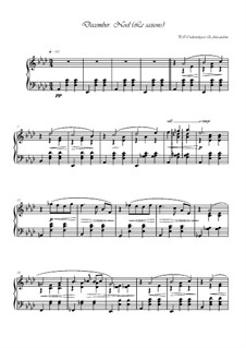 No.12 December (Christmas): Para Piano by Pyotr Tchaikovsky