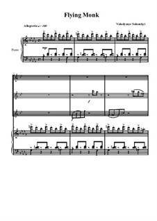 Летающий монах: Для двух альтов саксофонов и фортепиано by Vladimir Solonskiy