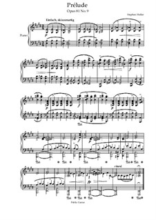 Twenty-Four Preludes, Op.81: Prelude No.9 by Stephen Heller