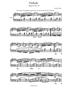 Twenty-Four Preludes, Op.81: Prelude No.10 by Stephen Heller