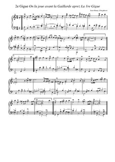 Suite in G Major: Gigue No.2 by Jean-Henri d'Anglebert