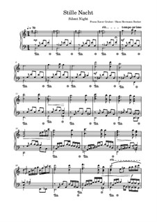 Piano version: para um único musico (Editado por H. Bulow) by Franz Xaver Gruber