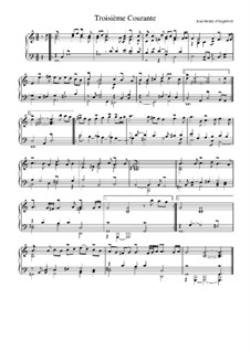 Suite in G Major: Courante No.3 by Jean-Henri d'Anglebert