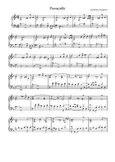 Suite in G Minor: Passacaglia by Jean-Henri d'Anglebert