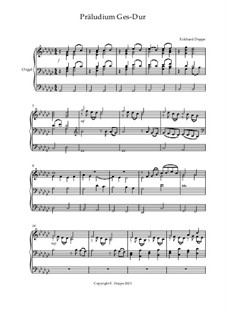 24 leichte Präludien für Orgel: Präludium Ges-Dur by Eckhard Deppe
