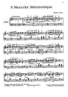 Mazurka mélancolique: Mazurka mélancolique by Ricardo Castro