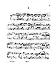 Four Etudes for Piano, Op.44: Etude No.1 in G Flat Major by Felix Blumenfeld