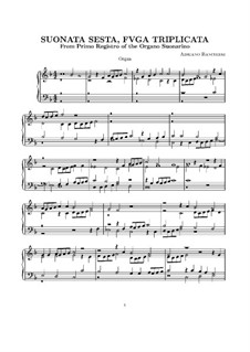 Six Sonatas for Organ: Sonata No.6 by Adriano Banchieri