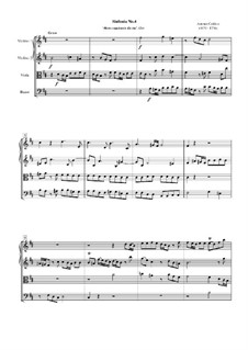Symphony No.4: movimento I by Antonio Caldara