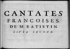 French Cantatas: livro II by Jean-Baptiste Stuck