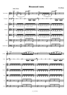 Danse espagnole: partituras completas, partes by Manuel de Falla
